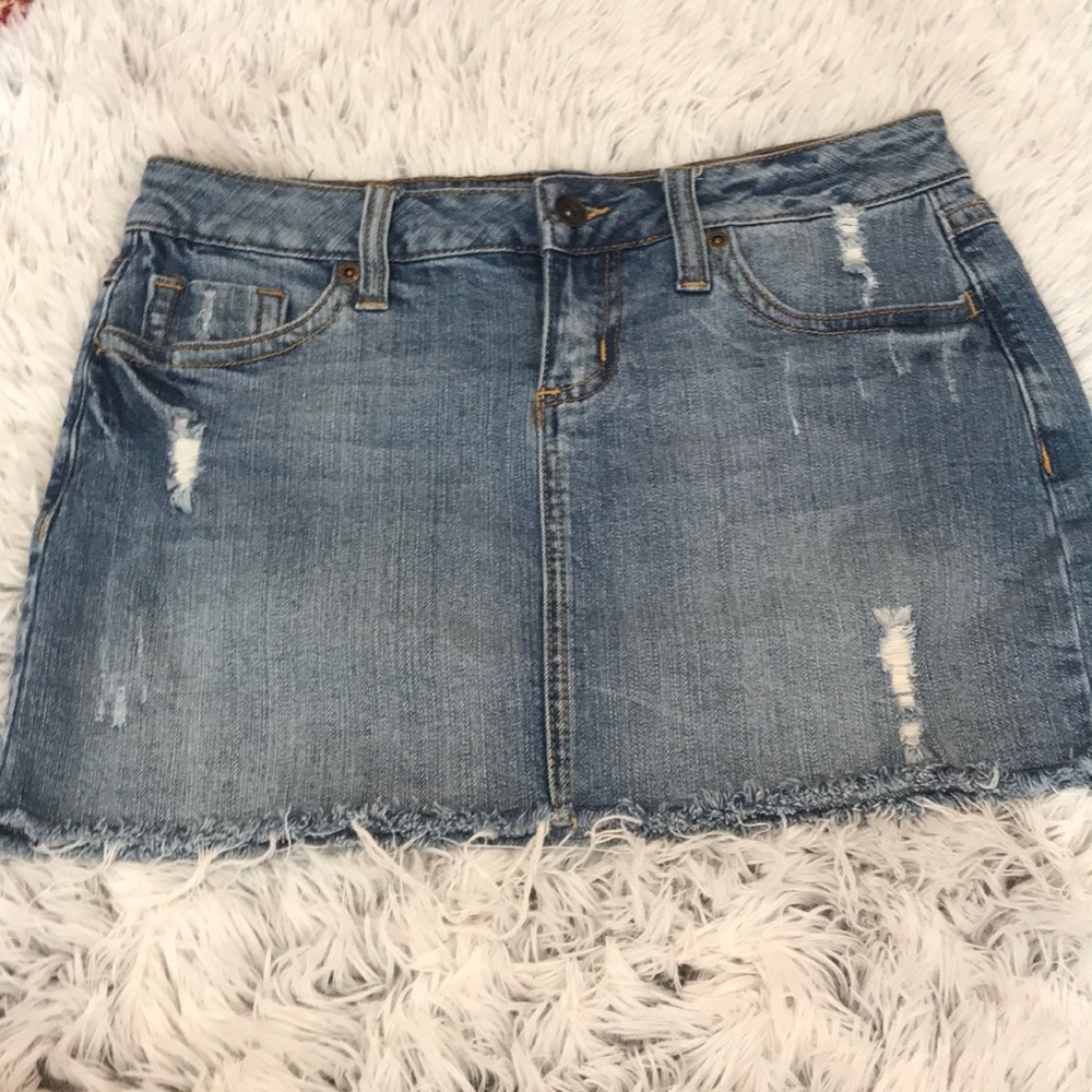 Denim Mini Skirt